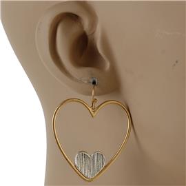 Fashion Metal Heart Earring