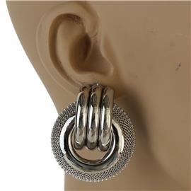 Metal Fashion Medium Round Earring