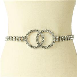 Crystal Double Round Belt