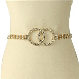 Crystal Double Round Belt