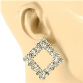 Crystal Square Earring