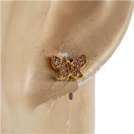 CZ Butterfly Earring