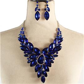 Crystal Evening Necklace Set