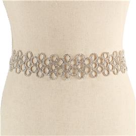 Rhinestones Multi Round Belt