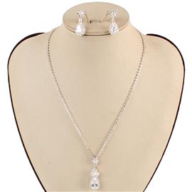 Rhinestone Necklace Set