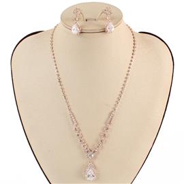 Cubic Zirconia Necklace Set