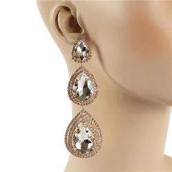 Crystal Chunky Earring