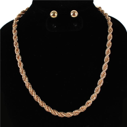 Rope Chain Necklace Set